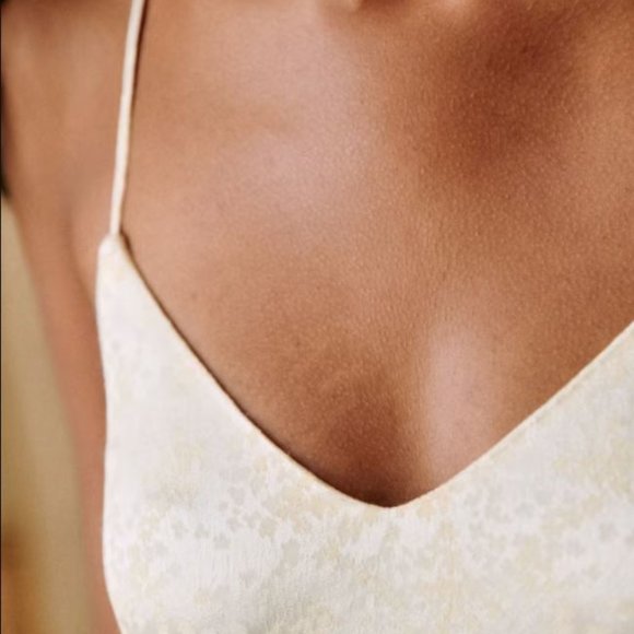 NWT Sezane Saleria Dress White Ivory 6 - Picture 3 of 4